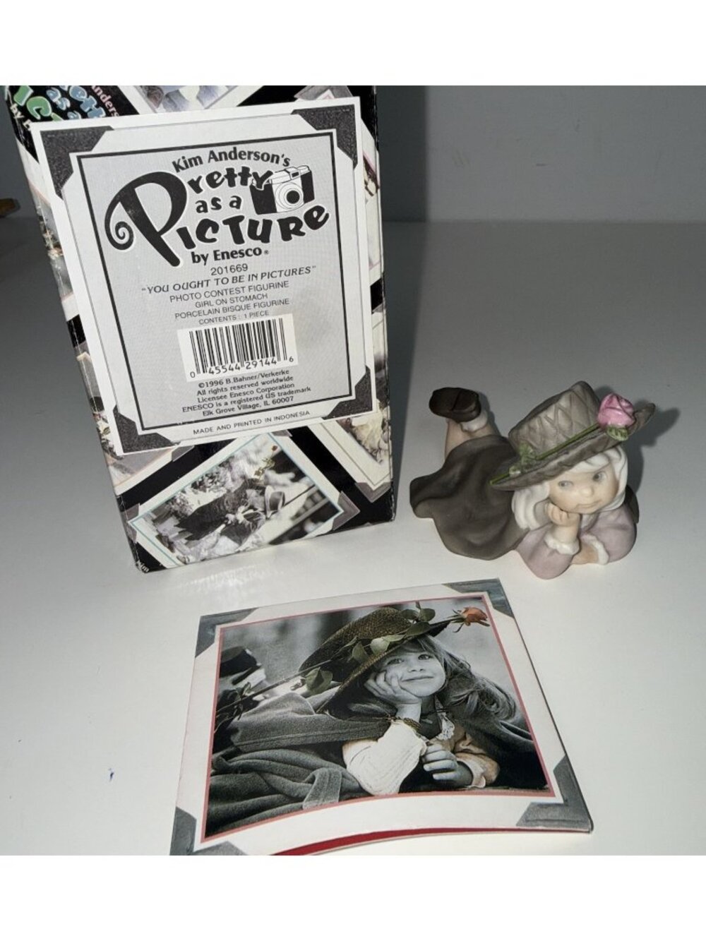 VTG Kim Anderson Pretty As A Picture Figurine You Ought To Be In Pictures Enesco